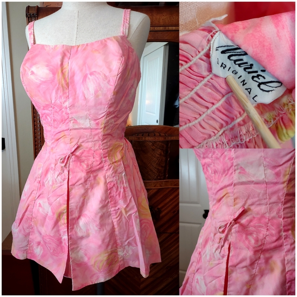 Vintage Muriel Swim and Sun Suit
